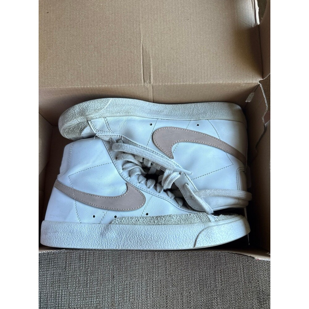 Nike womens taupe blush high top blazer